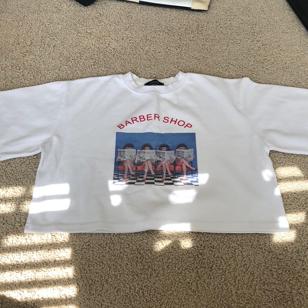 Graphic crop top
